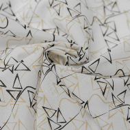 Ткань батист 90 г кв.м 100% хлопок шир.145 см арт.Р.32946.01 цв.01 шампань уп.25м