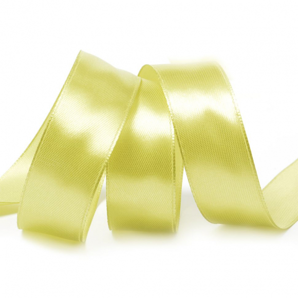 Лента атласная 20мм цв.3036 св.салатовый IDEAL уп.27,4 м