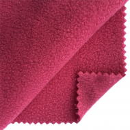 Ткань флис 2-х ст. TBY-0059-145 190 г/м? 100% ПЭ шир.150см  цв.F145 малина уп.10м