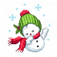 Рисунок на канве МАТРЕНИН ПОСАД арт.16х20 - 1951 Снеговик Рисунок на канве МАТРЕНИН ПОСАД арт.16х20 - 1951 Снеговик