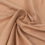 Ткань бязь гладкокрашен.120г/м шир.220см 100%хлопок цв.кофе с молоком уп.10м
