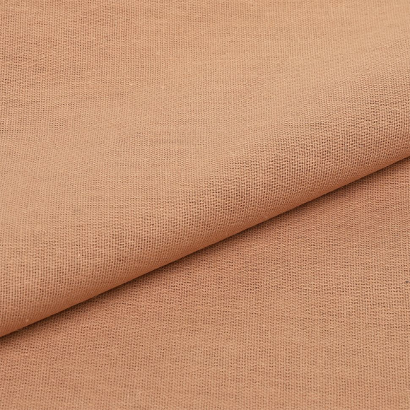 Ткань бязь гладкокрашен.120г/м шир.220см 100%хлопок цв.кофе с молоком уп.10м