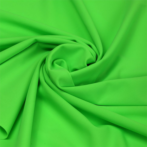 Ткань трикот. Бифлекс матовый арт.TBY-B-1002 190г/м? 82% нейлон 18% спандекс шир.150см цв.1002 зеленый неон рул.80 м