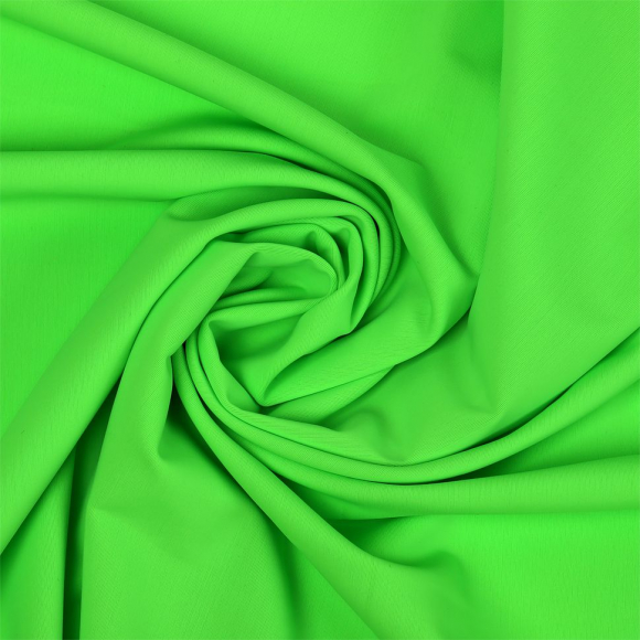 Ткань трикот. Бифлекс матовый арт.TBY-B-1002 190г/м? 82% нейлон 18% спандекс шир.150см цв.1002 зеленый неон рул.80 м