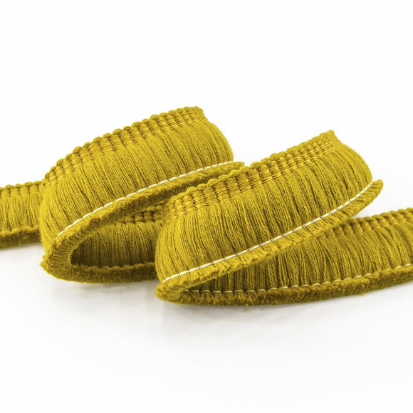 Бахрома декоративная, 30 мм, цвет античное золото Бахрома декоративная, 30 мм, цвет античное золото