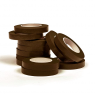 Тейп лента арт.TBY.303/12 цв. коричневый, ширина 10 мм, уп.27.43 м (уп. 12 шт)