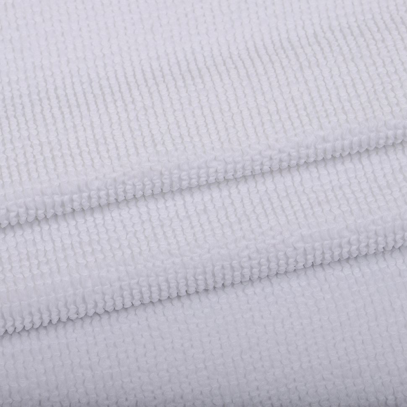 Ткань трикот. Бифлекс жатка арт.TBY-JB-01 490г/м? 92% ПЭ 8% спандекс шир.80см цв.1 белый рул.40м