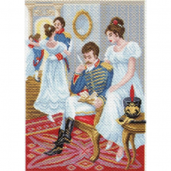 Рисунок на канве МАТРЕНИН ПОСАД арт.37х49 - 1676 Строчка в альбом