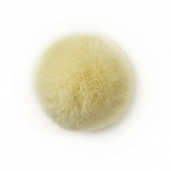 Помпон TBY натуральный арт.PNK513 Кролик 6см цв.молочный