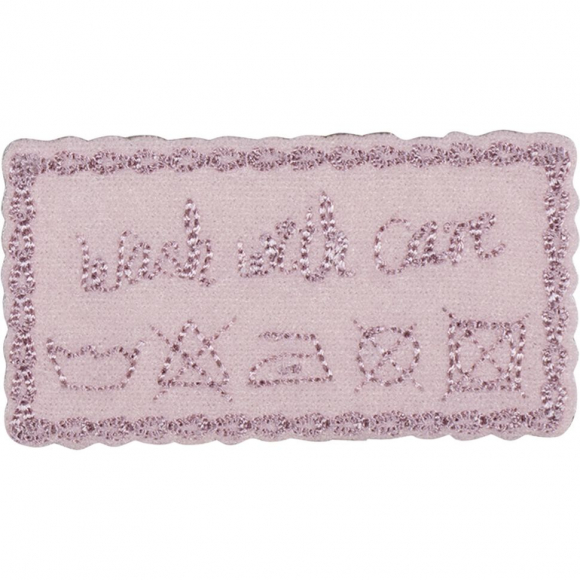 Термоаппликация "Стирать с осторожностью"