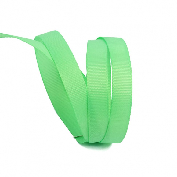 Лента Ideal репсовая в рубчик шир.12мм цв. 530 пастел.мятный уп.27,42м