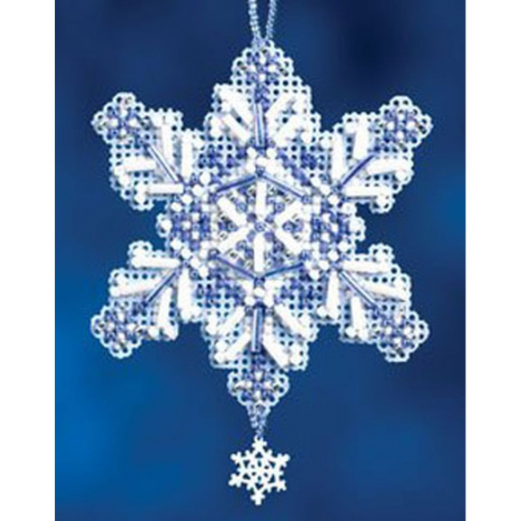 Набор для вышивания бисером MILL HILL Сапфир кристалл 5х7 см