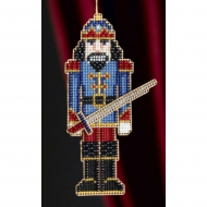 Набор для вышивания бисером MILL HILL Щелкунчик 7х11 см