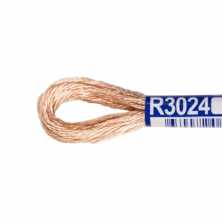 Нитки для вышивания Gamma мулине 100% вискоза 12 x 8 м цв.R3024 чайная роза