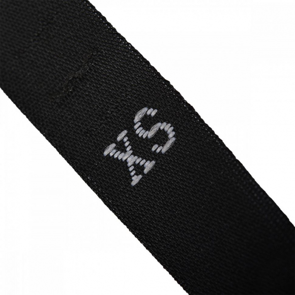 Размерники жаккардовые тафта XS черный 10х32 мм ТВ в рул. 500 шт