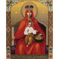 Набор для вышивания PANNA арт. CM-1477 Икона Божией Матери Державная 25х30,5 см