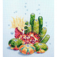 Набор для вышивания МАРЬЯ ИСКУСНИЦА арт.03.019.03 Актиния и кораллы 25х30 см