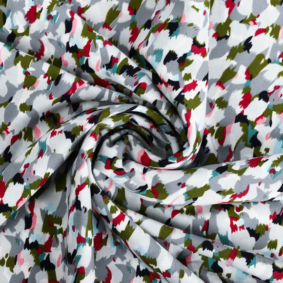 Ткань Софт  105 г кв.м 97% полиэстер, 3% спандекс шир.150 см арт.TBY.M332.3 цв.3 серый уп.25м