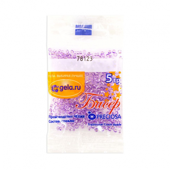 Бисер №10 первой категории, 5 г., цвет 78123
