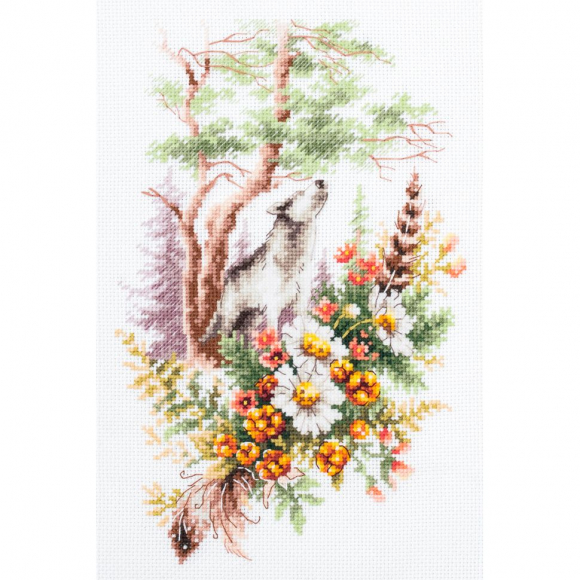 Набор для вышивания ЧУДЕСНАЯ ИГЛА арт.200-019 Дух летнего леса 17x27 см