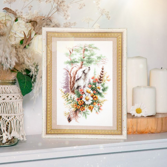 Набор для вышивания ЧУДЕСНАЯ ИГЛА арт.200-019 Дух летнего леса 17x27 см