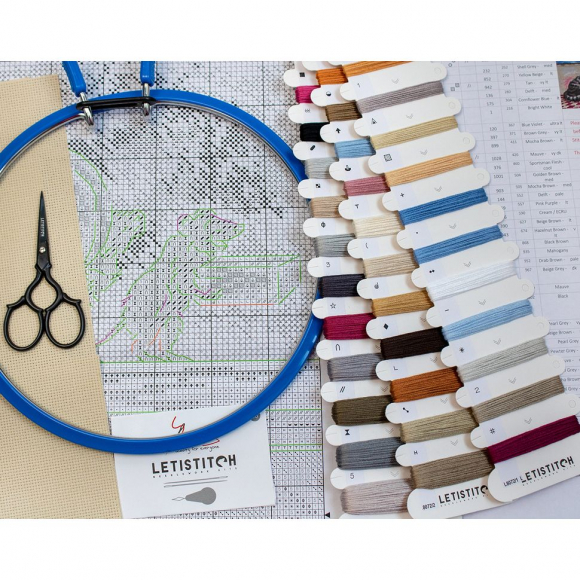 192135_Набор для вышивания "Когда кот спит"