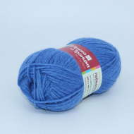 Пряжа для вязания ТРО Подмосковная (50% шерсть, 50% акрил) 10х100г/250м цв.0015 т.голубой