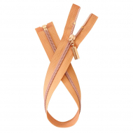 158866_Молния Union Knopf, разъёмная, 1 замок, 40 см, цвет бежевый