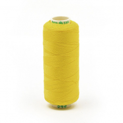 Нитки Dor Tak бытовые 40/2 полиэстер 366м цв.543 желтый
