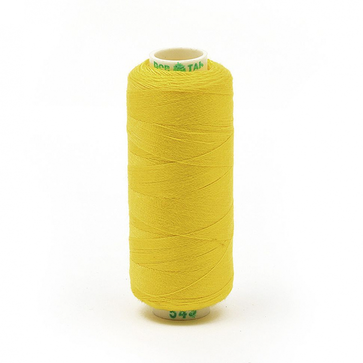 Нитки Dor Tak бытовые 40/2 полиэстер 366м цв.543 желтый