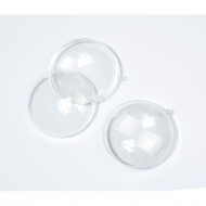 Пластиковая сфера для фото арт.КК.BF72 ?7см уп.2 компл