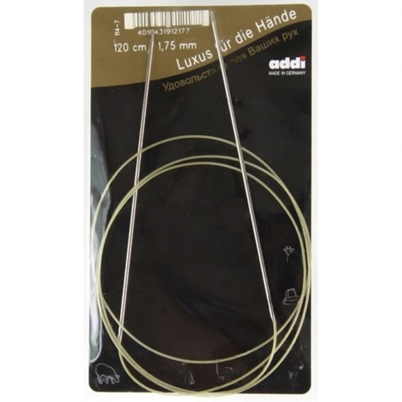 Спицы круговые экстратонкие addiClassic № 1.75 120 см