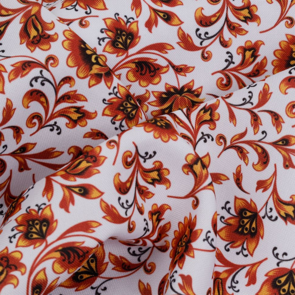 Ткань Габардин 140 г/м? 100% полиэстер шир.155 см арт.T.4000.13 цв.белый рул.25м