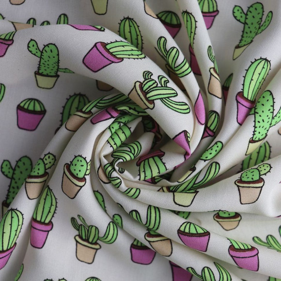 Ткань Штапель 105 г/м? 100% вискоза шир.145 см арт.Р.15360.01 цв.01 бежевый уп.25м