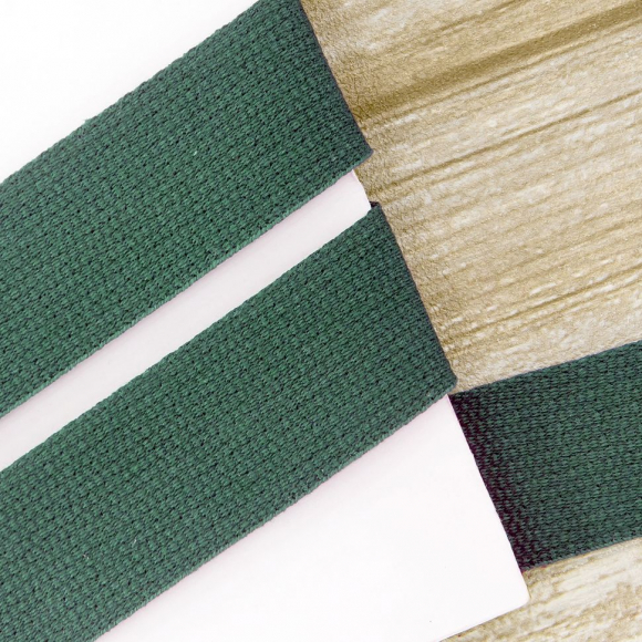 111846_Тесьма ременная (стропа) PEGA темно-зеленая, 30 мм