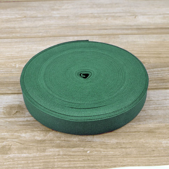 111846_Тесьма ременная (стропа) PEGA темно-зеленая, 30 мм