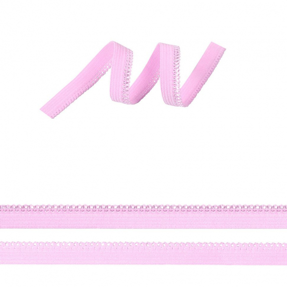 Резинка TBY бельевая ажурная 10мм арт.RB03165 цв.F165нежная сирень уп.100м