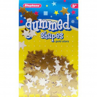 184137_Набор самоклеющихся декоративных элементов "Золотые звезды"