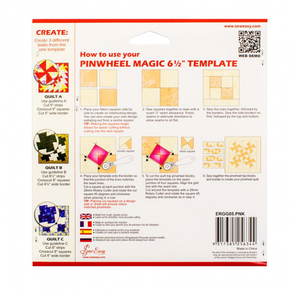 64990_Лекало-вертушка "Галатика" 6,5"