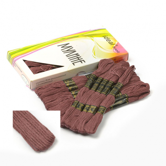 Нитки мулине IDEAL арт.ТВ (100% хлопок) 24х8м цв.287 Нитки мулине IDEAL арт.ТВ (100% хлопок) 24х8м цв.287