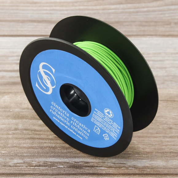 181821_Резинка шляпная SAFISA, 1,5 мм, 25 м, цвет 203 неоновый салатовый 181821_Резинка шляпная SAFISA, 1,5 мм, 25 м, цвет 203 неоновый салатовый