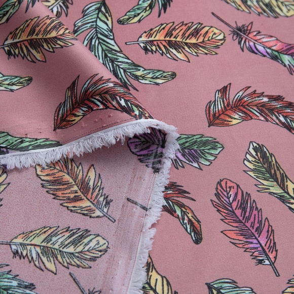 Ткань шелк Армани 90 г кв.м 97% полиэстер, 3% спандекс шир.145см арт.Р.28357.03 цв.03 розовый рул.30м