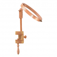 14541_Пяльцы круглые с замком и креплением для стола, диаметр 18,5 см, высота обода 25 мм