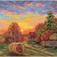 Набор для вышивания PANNA арт. PS-7151 Осенние росы 17х17 см