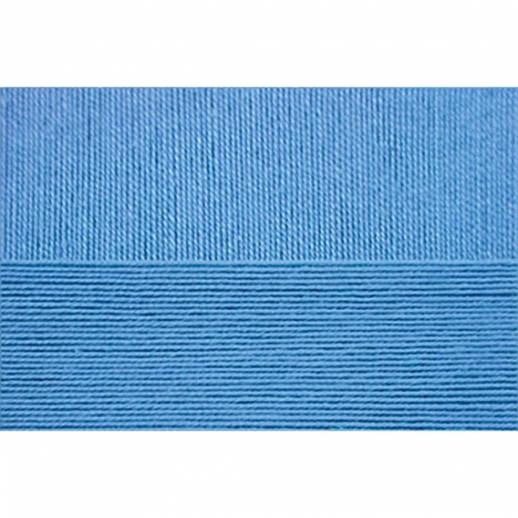 Пряжа для вязания ПЕХ Успешная (100% хлопок мерсеризованный) 10х50г/220м цв.015 т.голубой