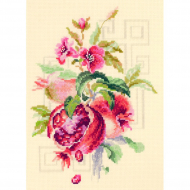 Набор для вышивания ЧУДЕСНАЯ ИГЛА арт.100-212 Гранат 18х25 см Набор для вышивания ЧУДЕСНАЯ ИГЛА арт.100-212 Гранат 18х25 см