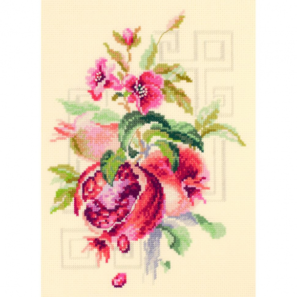 Набор для вышивания ЧУДЕСНАЯ ИГЛА арт.100-212 Гранат 18х25 см Набор для вышивания ЧУДЕСНАЯ ИГЛА арт.100-212 Гранат 18х25 см