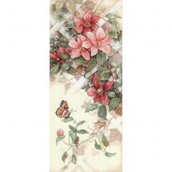 Набор для вышивания Classic Design арт.4325 Цветы и бабочки 14х40 см