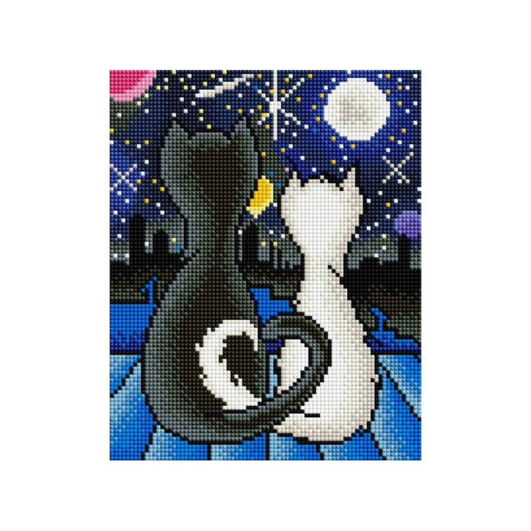 Набор Белоснежка для изготовления картин со стразами арт.БЛ.004-ST-PS Вместе 20х25см