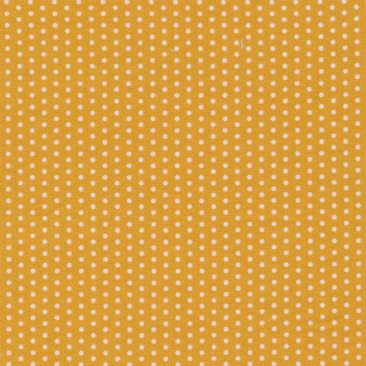 Ткани для пэчворка в рулонах БАБУШКИН СУНДУЧОК 112 см 100% хлопок (в метрах) БС-17 кр.горох ярко-желтый